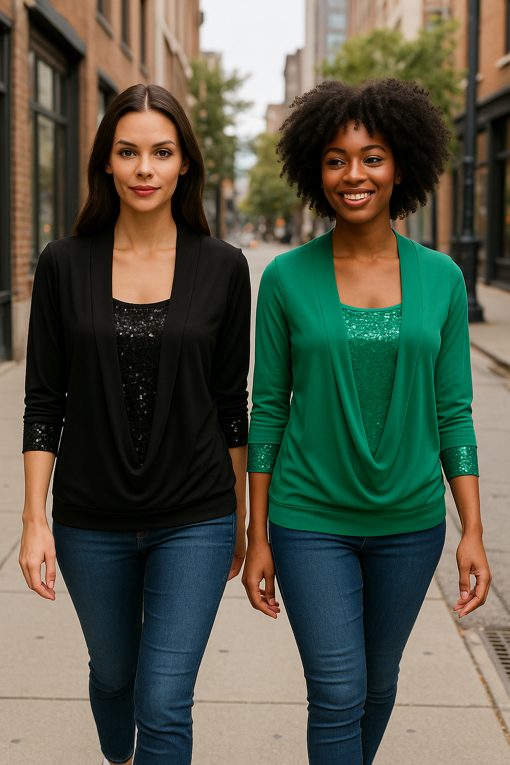 JESSISHOP-Top Glow Chic